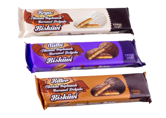 Çikolata Kaplı Karamel Dolgulu Bisküvi 4,25 TL Bim Aktüel Ürünler